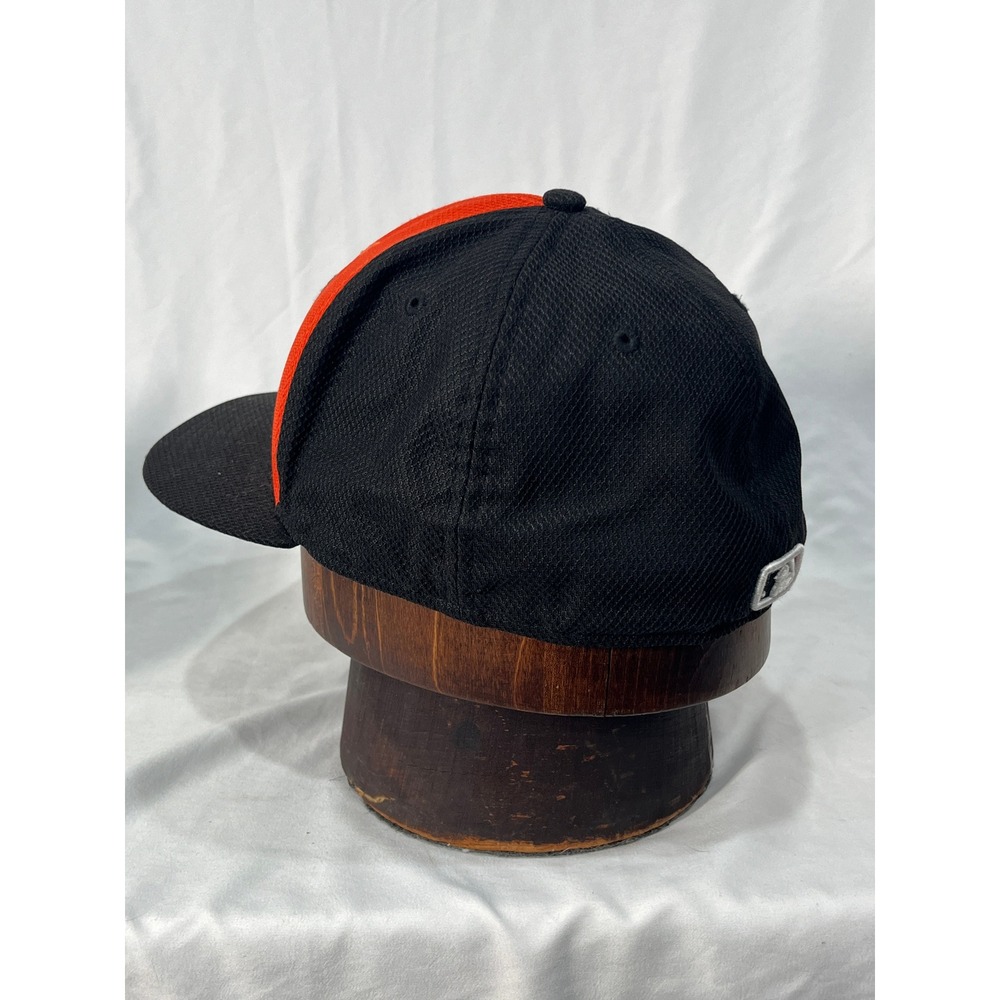 Baltimore Orioles MLB Baseball Cap Orange Black Embroidered Logo Fitted S/M - Picture 4 of 15